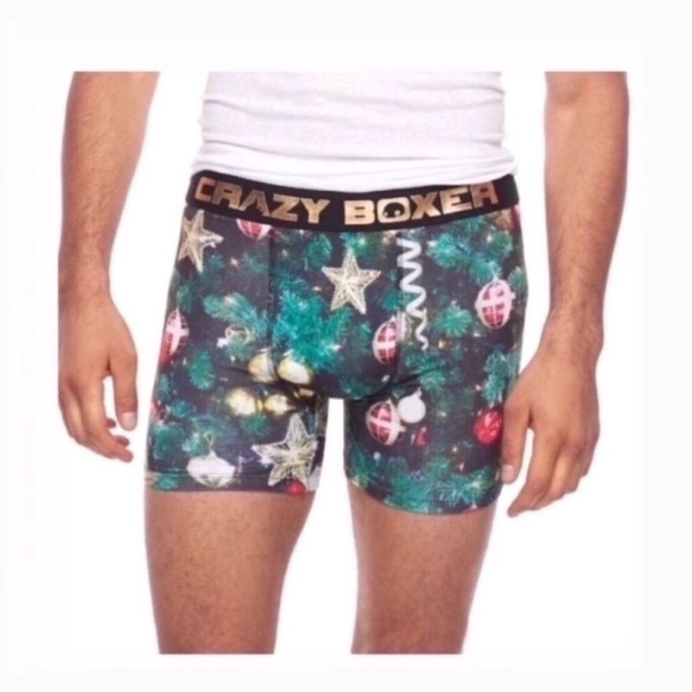 Christmas men’s holiday boxer briefs large nwt
